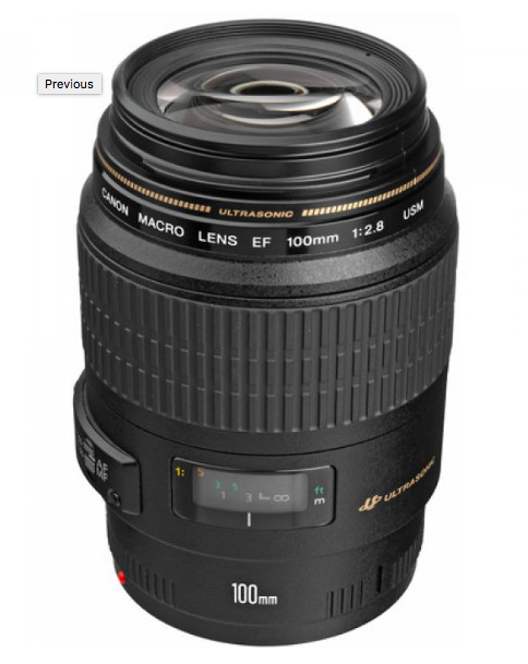 Объектив Canon EF 100mm f/2.8 Macro USM