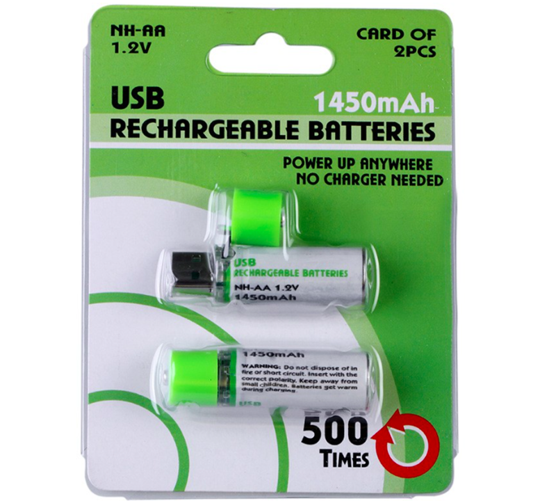 Пальчиковые аккумуляторы USB