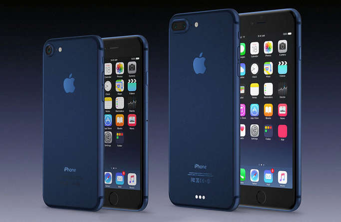 Iphone 7 (слева) и Iphone 7 (справа)