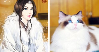 Художник хуманизирует котов и собак — посмотрите, как круто! Художник хуманизирует котов и собак — посмотрите, как круто!